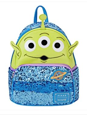 NWT! Sparkly Toy Story Aliens Mini Backpack - So Adorable!